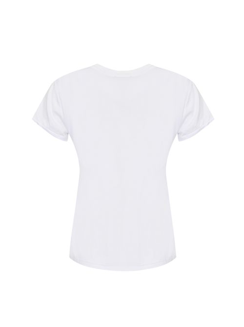 T-shirt in cotone con logo White POLO RALPH LAUREN | 211B14605032